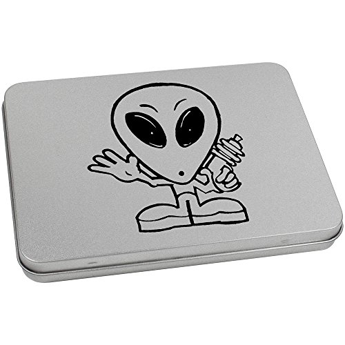 170mm 'Shocked Alien' Metal Hinged Tin/Storage Box (TT00058833)