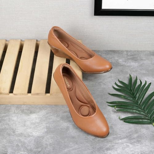 Image of Mochi Women Wedge Heel Pump /Formal Shoes