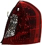 Evan-Fischer Tail Light Assembly Compatible with 2006-2011 Hyundai Accent Sedan Passenger Side