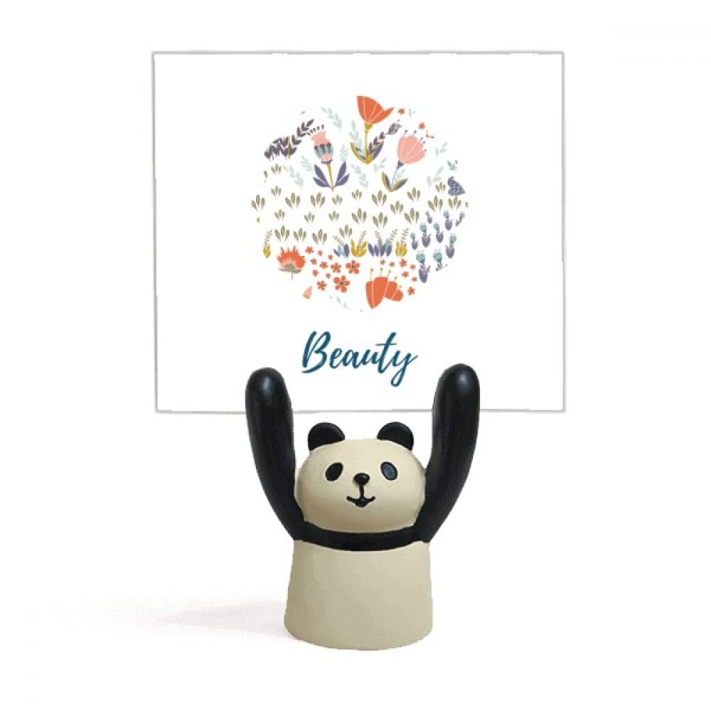 Idée cadeau originale avec ce support de peinture en poudre panda orange pour mémo