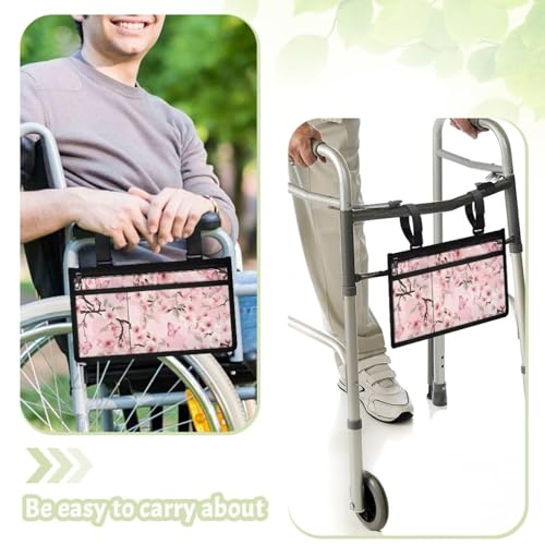 Accessoires de fauteuil roulant sac rangement latéral pochette déambulateur
