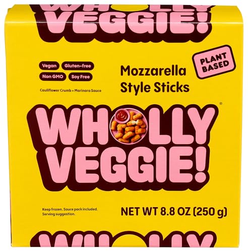 Wholly Veggie, Frozen, Cheese Sticks Plant Based Mozzarella, 8.8 Ounce
