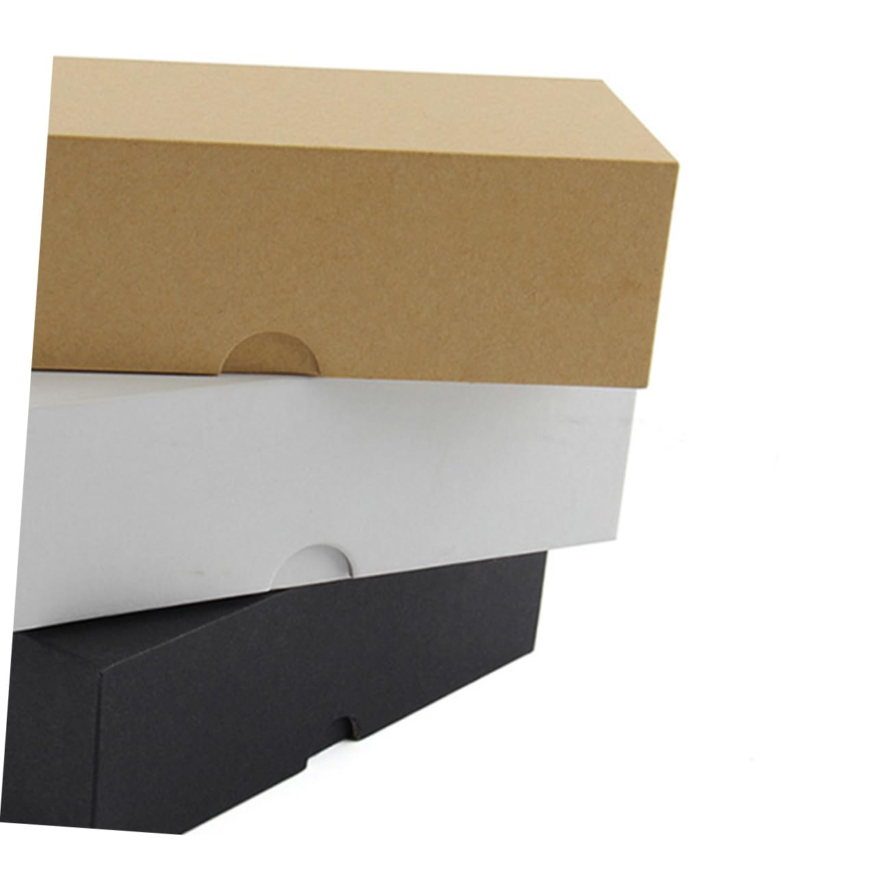LIFKOME 5pezzi Custodia Per Occhiali Carta Kraft Bianco Scatola Portatile Per Sole e Ottica Organizer Pratico e Sicuro Per Viaggi Accessori Per Occhiali Design Semplice e Elegante