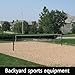 Luwint Volleyball Net Poles with Ground Sleeves, Adjustable Volleyball Stand Posts for Outdoor Sports, Backyard, Beach, Pool - No Net Included, Green