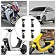 Wjelet 4Stück 32mm Autoventil Reifenventil Tubeless Ventil Das Metall des Motorrades ist Vakuum Ohne Reifenventile Auto Motorrad