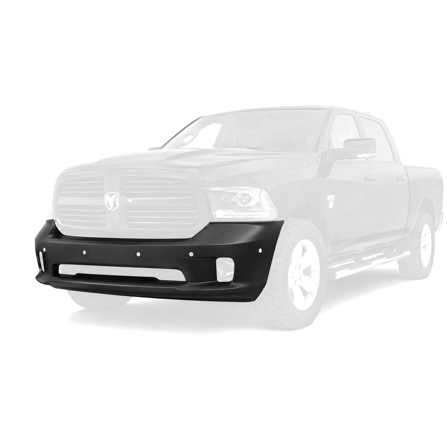 FitParts Compatible with Ram 1500/1500 Classic 2013–2023 Front Bumper Cover