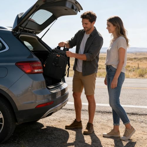 Mochila ajustable de gran capacidad para transportar drones y cámaras 2
