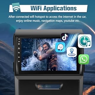 AWESAFE Android 13 Car Stereo for Ford F150 2009 2010 2011 2012, Wireless Carplay Android Auto Android 9 inch Touchscreen F150 Radio Replacement with GPS Navigation Bluetooth WiFi