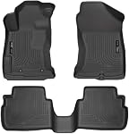 Husky Liners Weatherbeater Floor Mats | Fits 2018-2023 Subaru Crosstrek, 2017-2023 Subaru Impreza | Front & 2nd Row, 3-pc Black - 99661