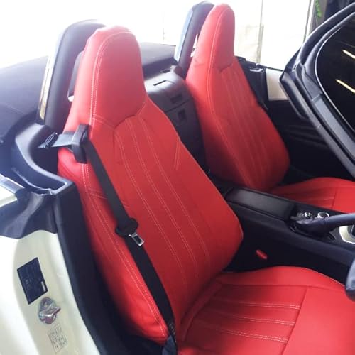 VERONA ヴェローナ レザーシートカバー ロードスター ND系 レッド×レッド