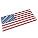 Hooke Road Wrangler JL & Gladiator Grill Insert Flag Grille Mesh Bug Screen Deflector for 2018-2025 Jeep JL Wrangler & Gladiator JT (Distressed U.S. Flag Old Glory)