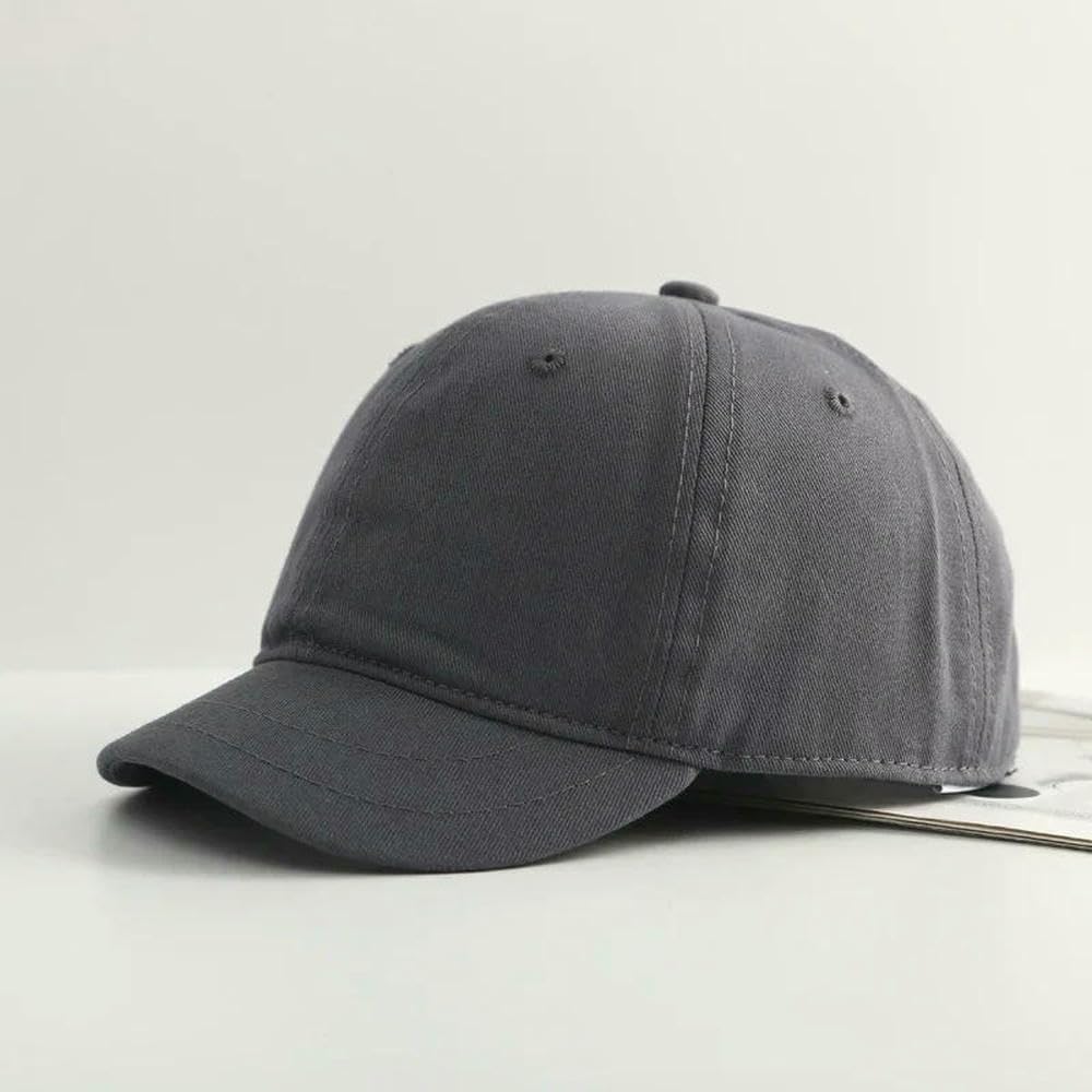 Casquette de baseball bord court en coton réglable pour hommes et femmes