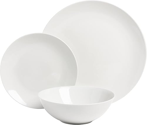 Miniatura 2 de 10 Strawberry Street Simply Coupe - Vajilla de 12 piezas, color blanco, servicio para 4 personas (12 piezas)