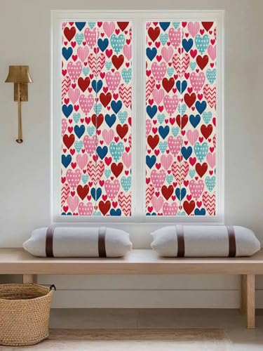 Vinilo decorativo para ventana con diseño vitral 19.6 x 39.3 pulgadas miniatura 4