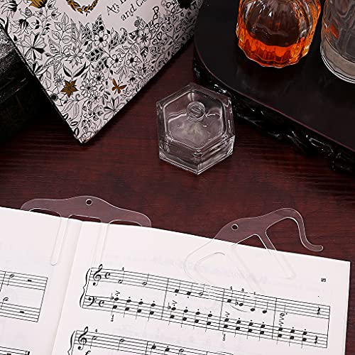 KLOVA Blad muziek leerboek score clip piano toetsenbord draagbaar boek leesmarkers pagina clip voor praktijk cel - Image 4