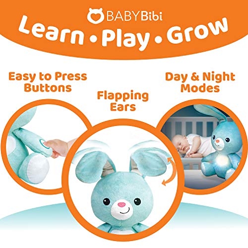 Lapin en peluche – Lapin interactif en peluche douce Peekaboo de 40,6 cm de haut. Jouet animal Peek a Boo pour enfants de 6 mois à 5 ans – Image 5