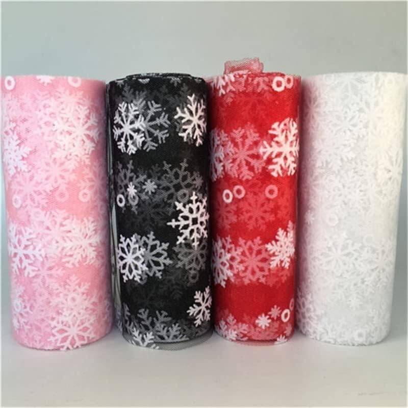Rollo de tela de tul, carrete de gasa para tutú y álbumes de recortes, ideal para bodas, fiestas de bricolaje y decoraciones de Navidad, 10 yardas, material versátil para manualidades