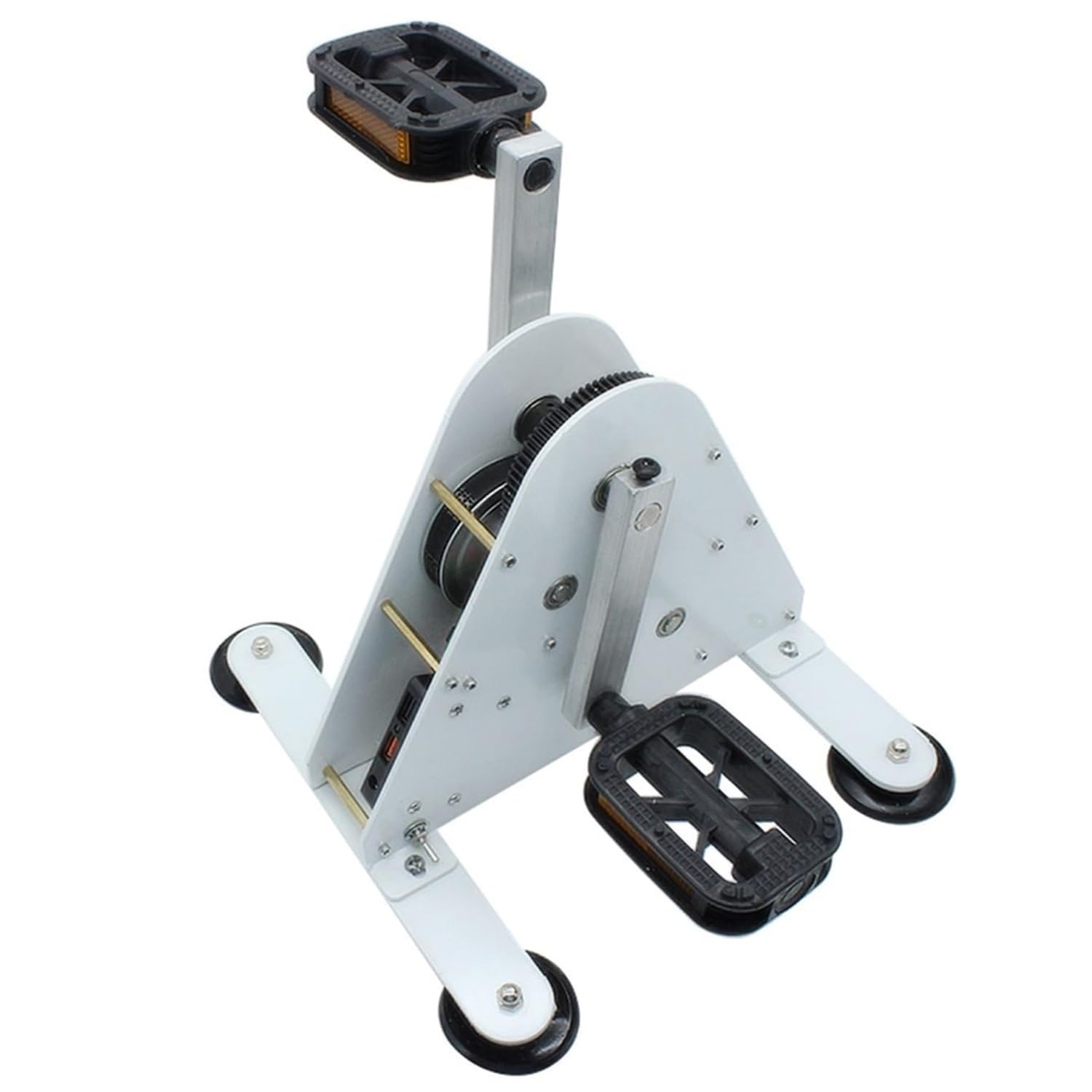 Przenośny generator pedałów – 50/100 W do generowania energii nożnej rower z magazynowaniem energii, podwójne wyjście szybkiego ładowania USB, 1-35 V, do samodzielnego wykonania fitnessu i kempingu na