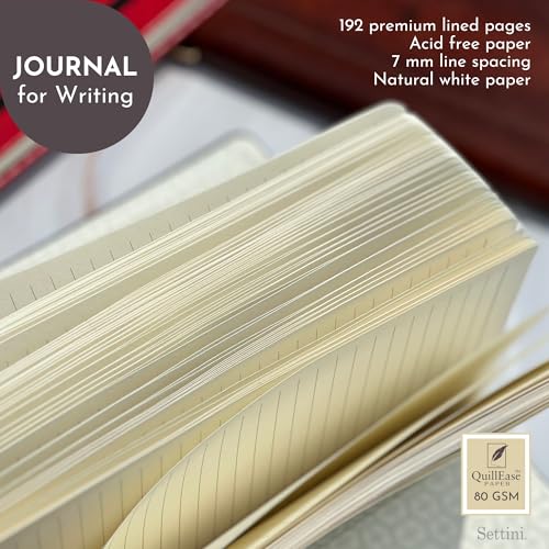 Journal d'écriture A5 SETTINI : écrivez confortablement grâce aux pages à plat sans reflets - 7