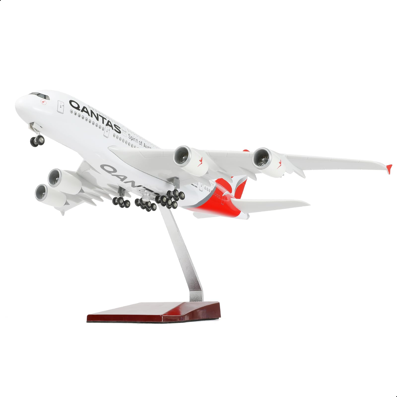 1/200 Scale Airplane Model Australia A380 (14-inch L) for Airbus A381 Model Plane with Display Stand for Adult Pre-Built Model kit Airplane Collection Creative Tabletop Displays