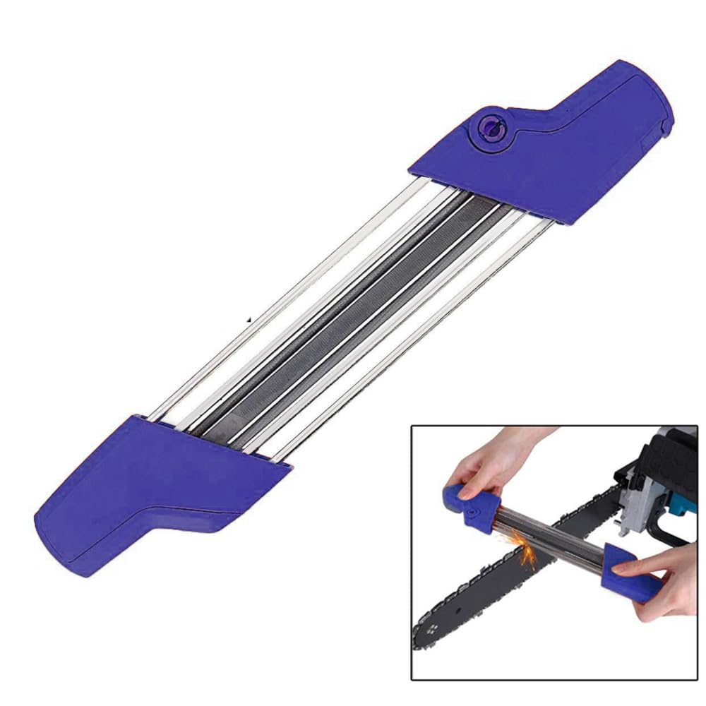Mini Aiguiseur Manuel 2 En 1 Pour Tronçonneuse – Lime Et Peigne, Diamètre 5.2 Mm (13/64") – Compact Et Portable