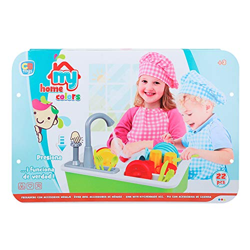 My Home 49025 ColorBaby Spüle mit Zubehör Colors, grün – Bild 8