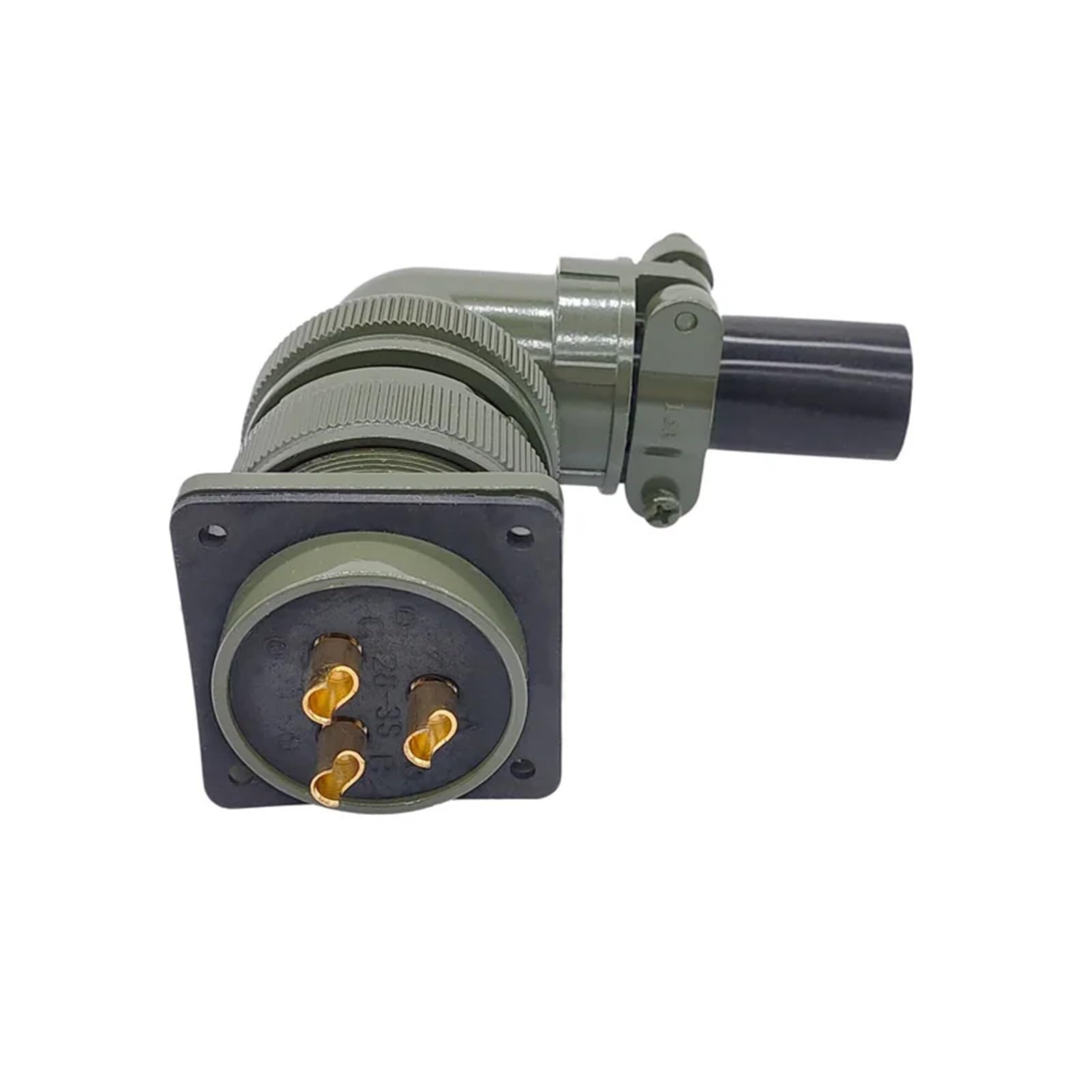 1 connettore circolare MIL-C Specification 5015 - impermeabile, durevole e affidabile for uso broadcast(Plug 3108 28-16s)