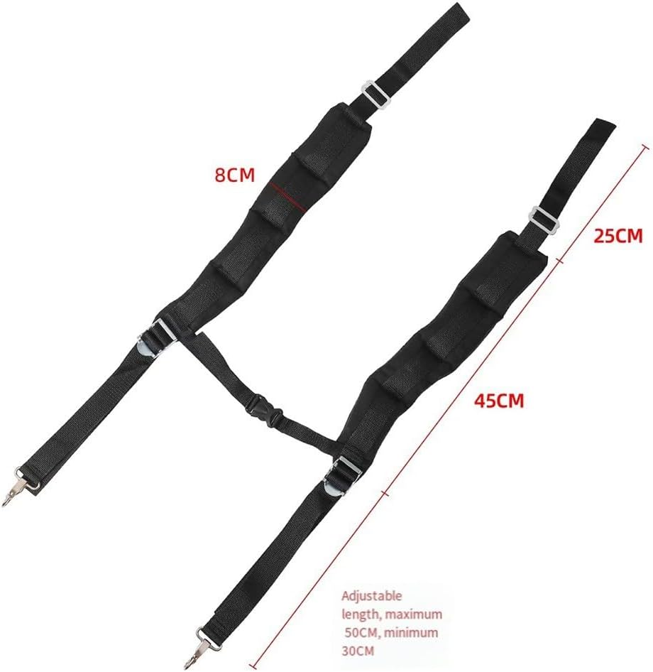 Backpack Sprayer Strap Assembly with Padded Shoulder Padding Chest Buckle and Compatible Hook System