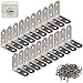 L Bracket Corner Brace Set Stainless Steel EANUR Premium Connector Right Angle Bracket Fasteners 20pcs and 80 pcs Screws