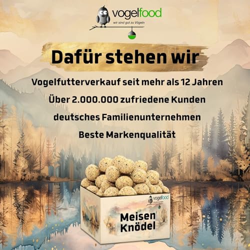 Samore 200 Stück (a 90g = 18 kg) Meisenknödel ohne Netz Vogelfutter Wildvogelfutter Meisenkugeln Ganzjahresfutter Fettfutter |Nährstoffreiches Ganzjahresfutter für alle Vogelarten | Körnerkugeln