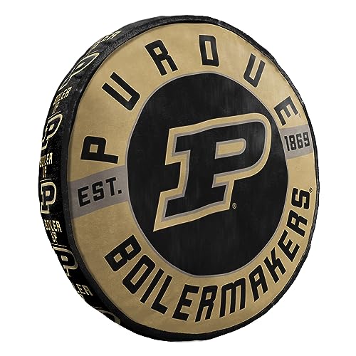 Northwest NCAA Purdue Boilermakers Round Cloud Pillow, 15", Team Colors