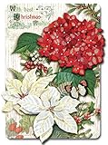 punch studio christmas cards the gifted line Tarjeta Victoriana 3D y sobre de celofán.