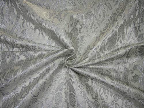 Brocart de soie lourde motif cachemire pour robe de mariée et veste de cérémonie