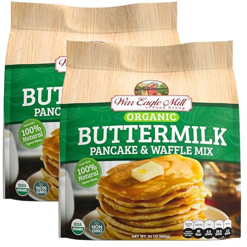War Eagle Mill Organic Buttermilk Pancake & Waffle Mix, 24