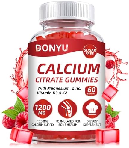 Calcium Citrate 1200mg Gummies with Vitamin D3 with