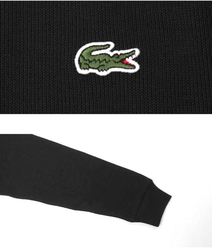 [ラコステ] ジップアップ ハイネック スウェットシャツ SH1927 メンズ 4 01.ノワール [並行輸入品]