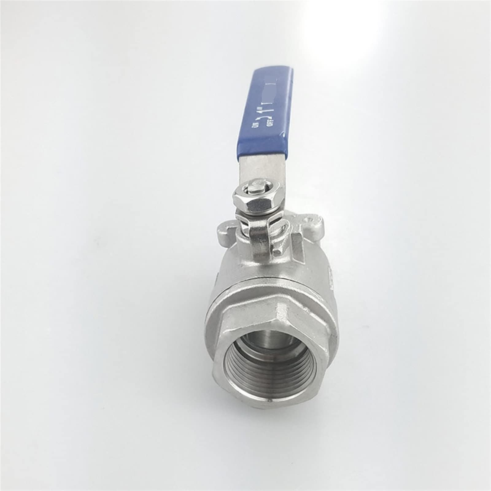 Valvola A Sfera 3/8 Pollice In Acciaio Inox 304 - Passaggio Totale Per Acqua, Olio, Gas (2 Pezzi)