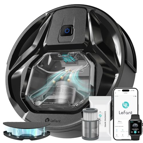 LEFANT M320 - Aspirador Robot Potente 6000 Pa, autonomía de 210 M...