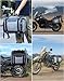 KEMIMOTO PVC Waterproof Motorcycle Saddlebags 50L(25Lx2) Adventure Dual Sport Bike Luggage Bag Saddle Bags Side Bags for Motorbike Travel Motorcycle Bags