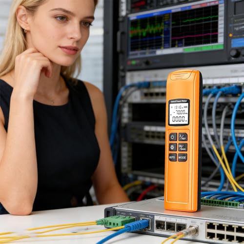 Medidor de luz de fibra con diseño elegante y construcción resistente para conectores SC 4