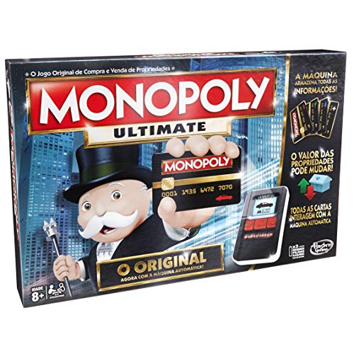 Jogo Gaming Monopoly Ultimate Hasbro Preto/Cinza