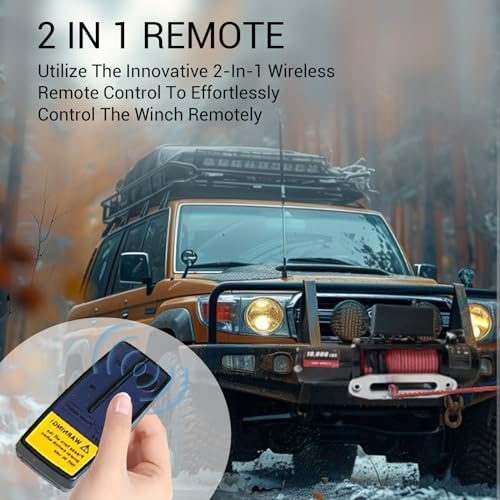 10000 Lbs Electric Winch, 12V Heavy Duty Waterproof Recovery miniatura 5