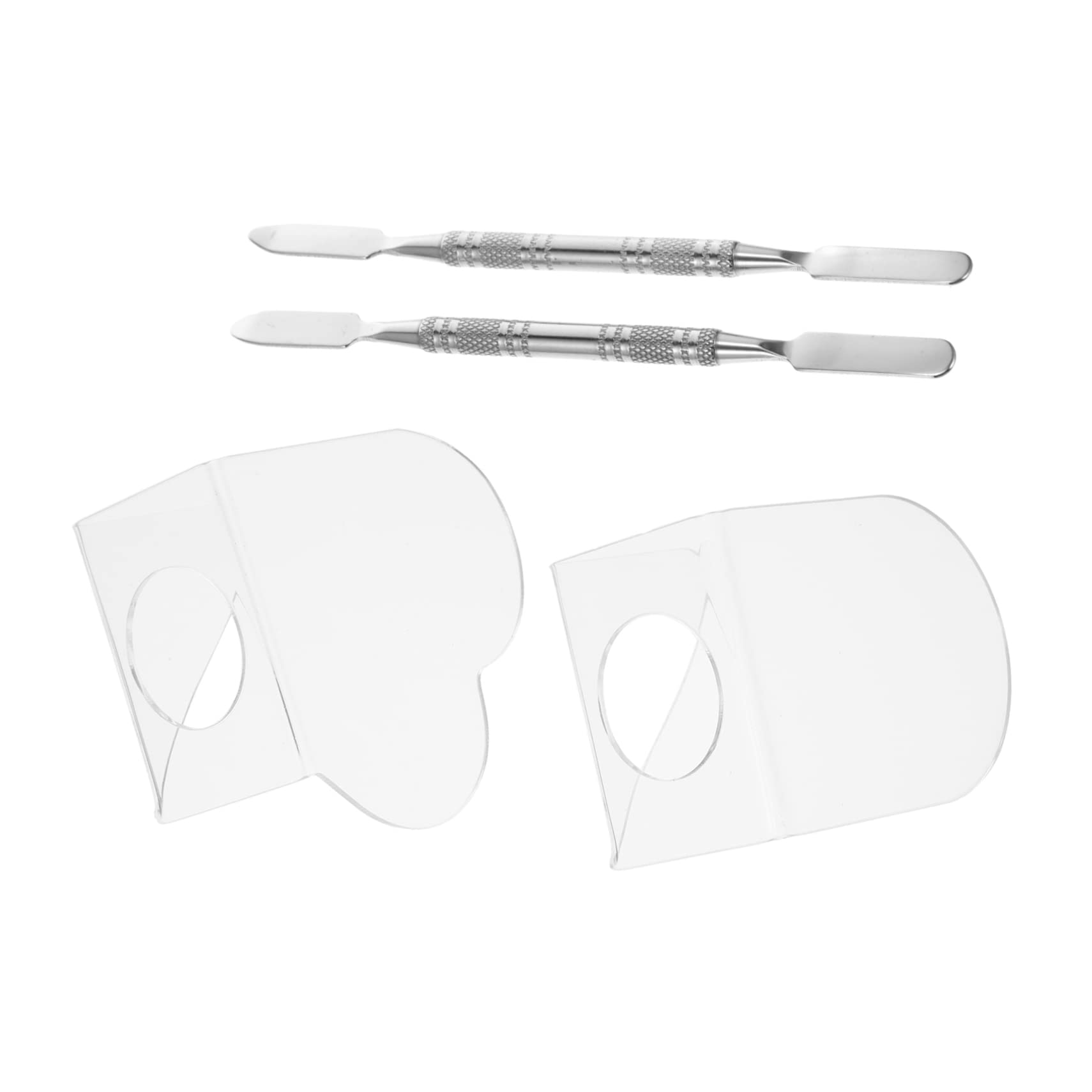 WOFASHPURET Liquid Foundation Palette Acrylic Mixing Tray Paint Palette Lid for Diy