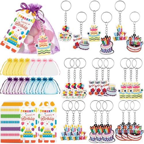 Sacs à friandises Happy Birthday avec porte-clés : fini le stress des cadeaux d'école