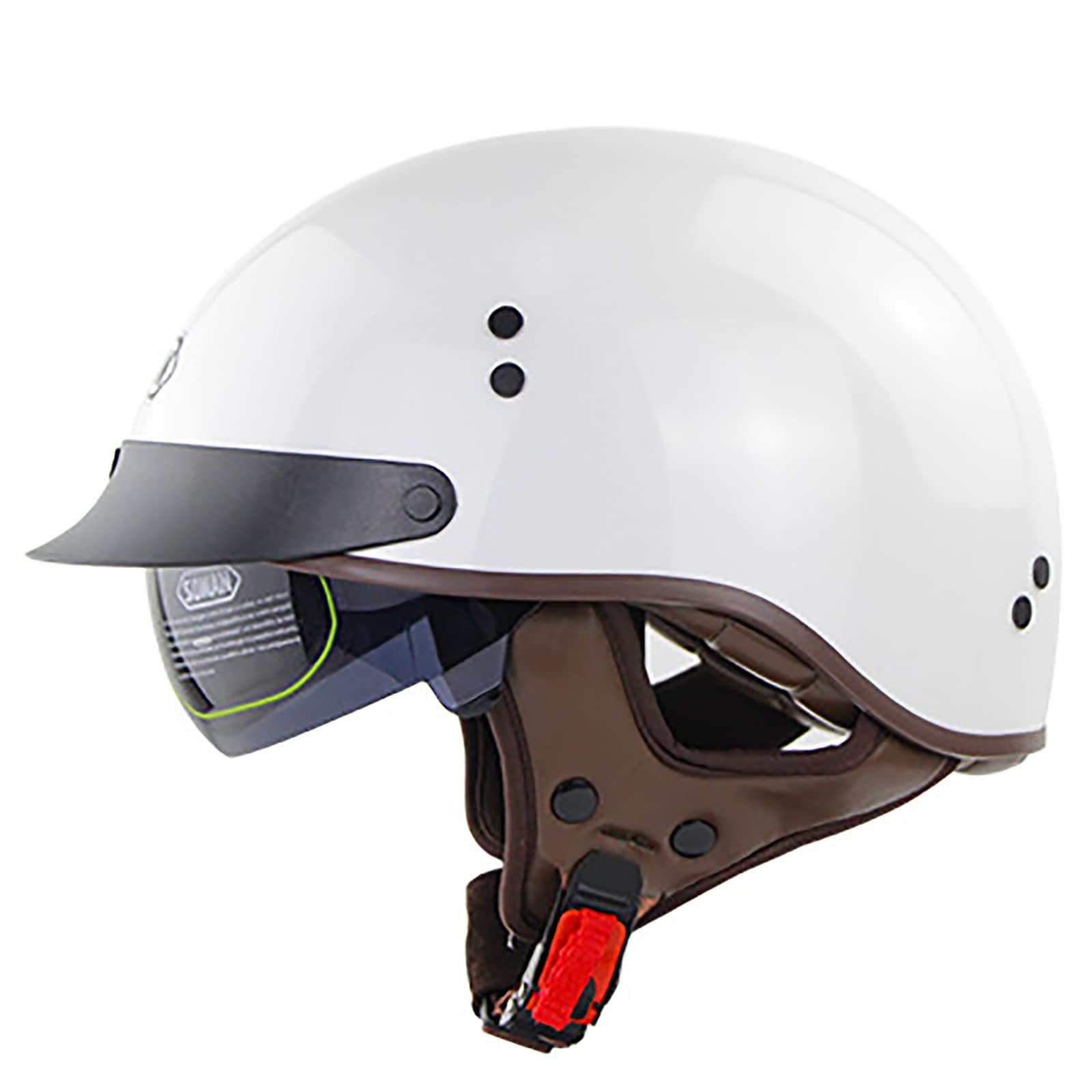 Casque jet moto vintage pour vos trajets quotidiens en scooter électrique