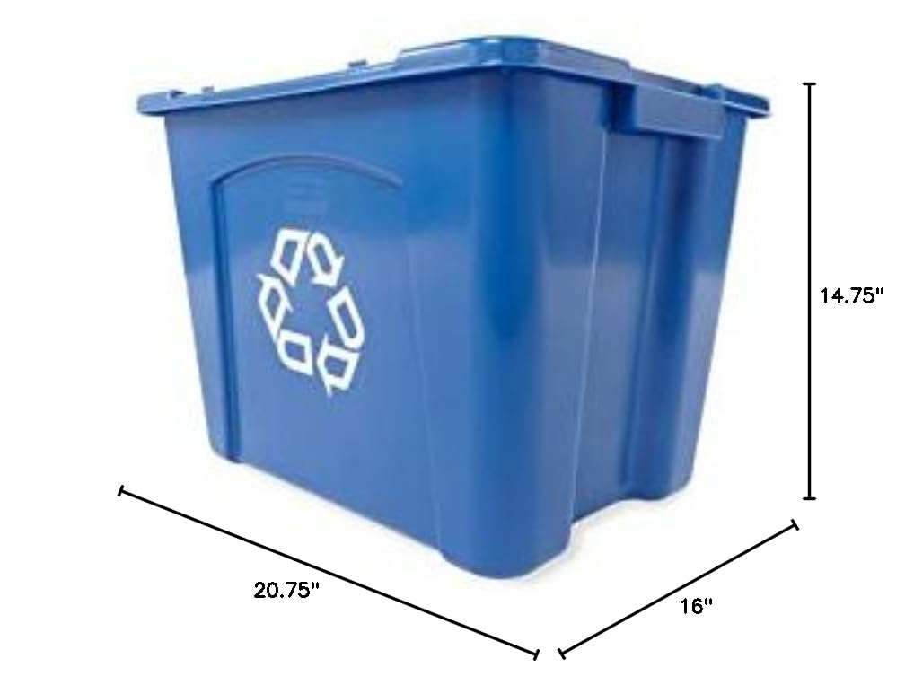 RECYCLING BX 14 GL W/PCR BLU 6