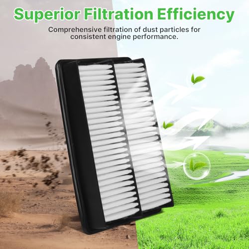 Image of 2PCS Engine Air Filter Fit for 2012-2018 Mazda 3(2.0L /2.5L), 2014-2025 2026 Mazda 6(2.5L), 2013-2025 2026 CX-5(2.0L /2.5L) Air Filter Replacement Engine Filter# CA11259 Automotive Accessories