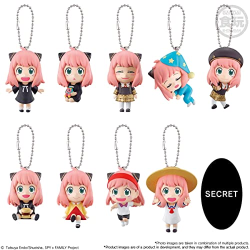 Bandai Shokugan Shokugan - Spy x Family Mascot (Box of 10), Mascot