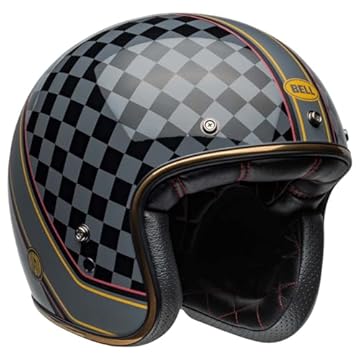 low profile open face crash helmets