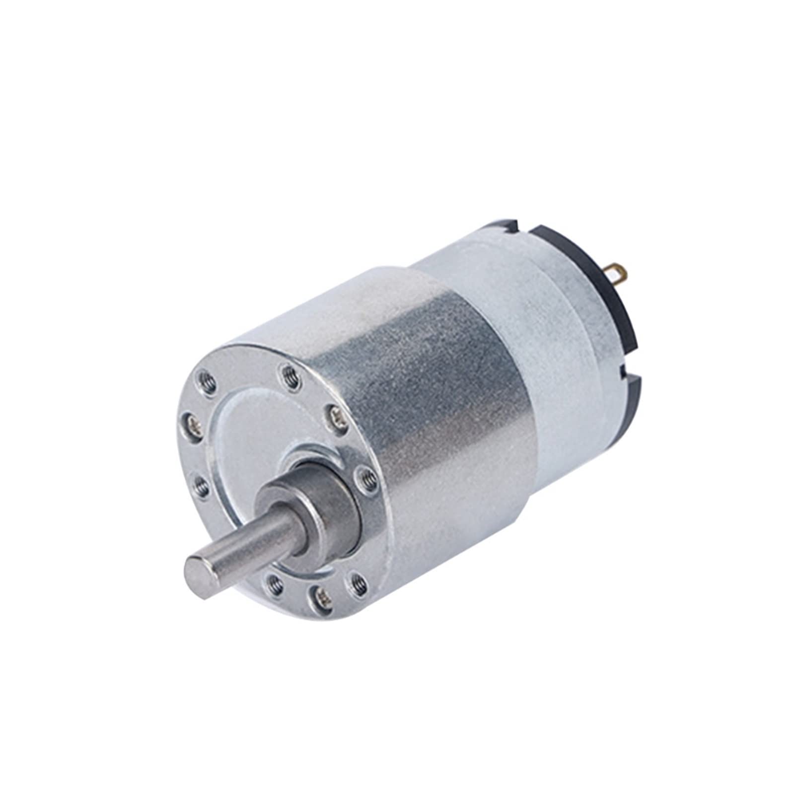 FCARUMIQP DC Motor 6V/12V/24V High Torque Electric Micro Speed Reduction Geared 7RPM to 960RPM Eccentric Output Shaft JGB37-520 H3CF : 66, Voltage 6V(6v,960)